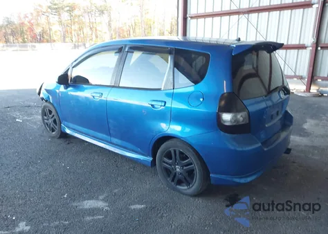 2007 Honda Fit Sport from USA, damaged, VIN JHMGD38607S003801
